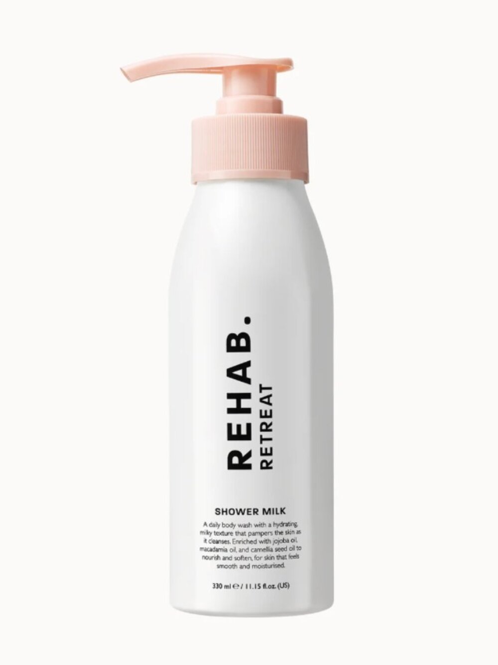 REHAB. Retreat Bath & Shower Milk 11.15 fl.oz.